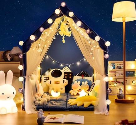210D Oxford Indoor Play Tent with Lights Outdoor Kids Family Play House People